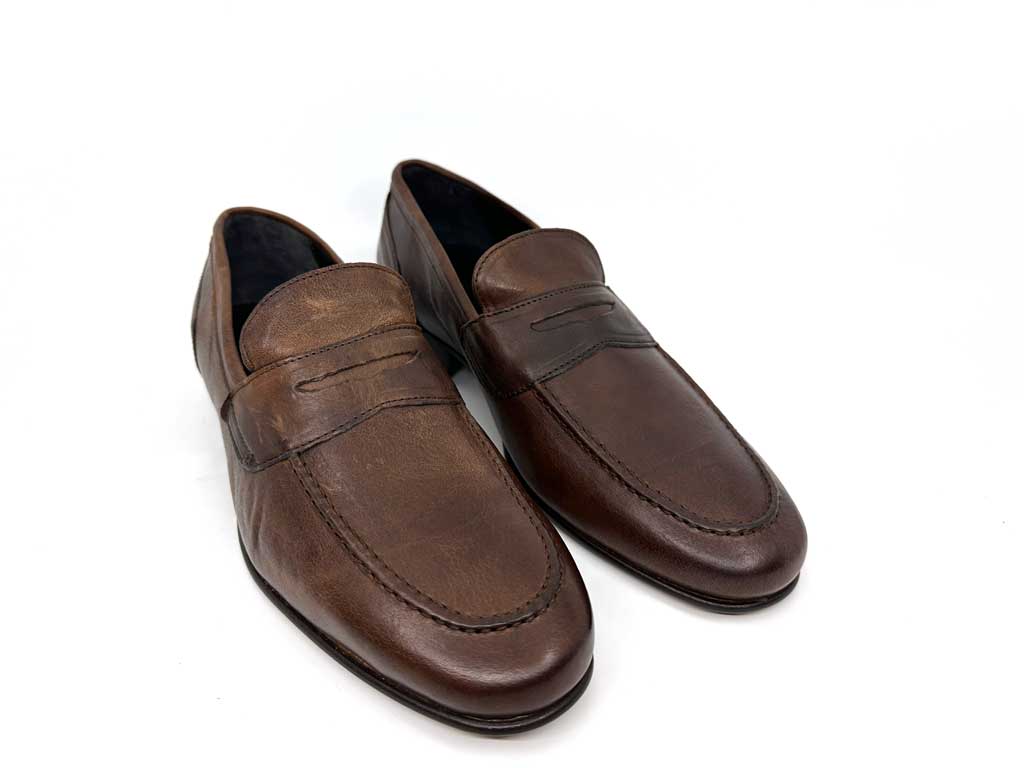 Samson Dark Brown Penny Loafer