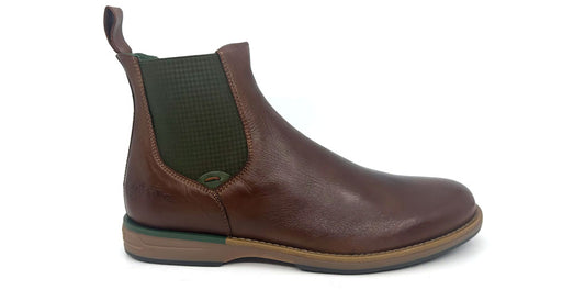 Steele Brown Men's Leather Boots