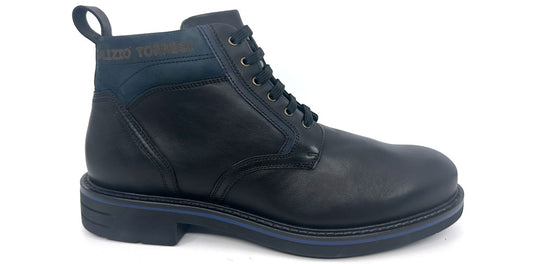 Gary Black Men's Lace-Up Boots