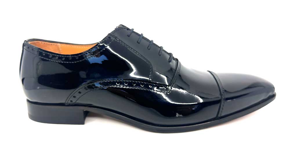 Oliver Patent Oxford Toecap Dress Shoes