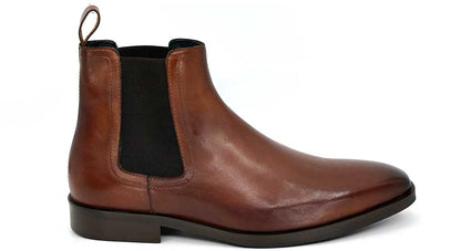 Roman Tan Chelsea Gusset Boots