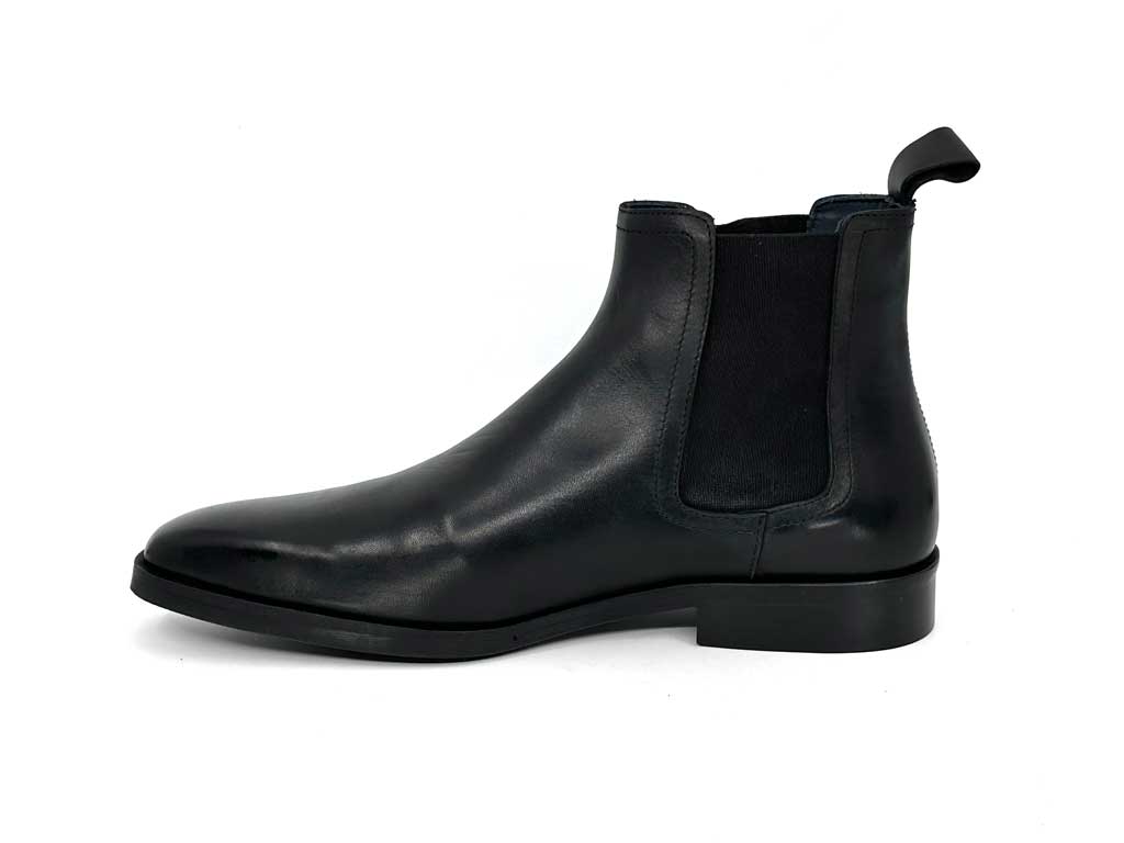 Roman Black Chelsea Gusset Boots