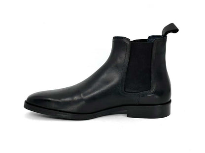 Roman Black Chelsea Gusset Boots