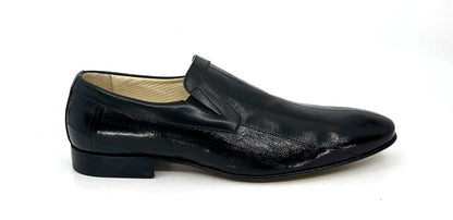 Ezra Black Slip On Dress Shoes