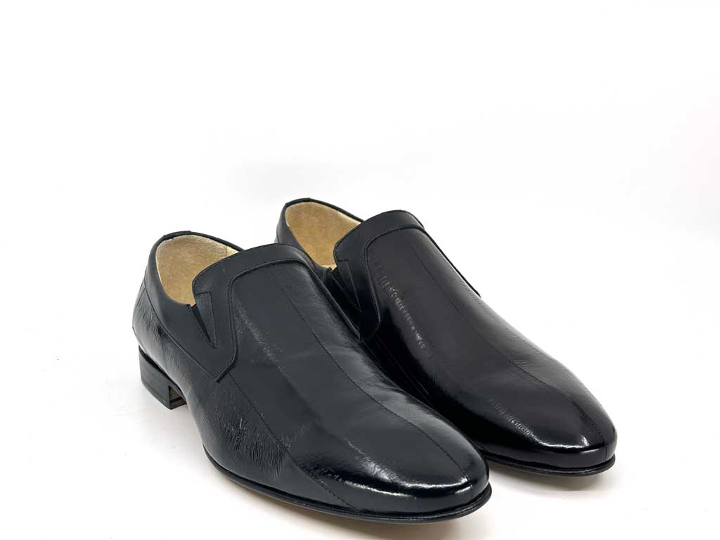 Ezra Black Slip On Dress Shoes