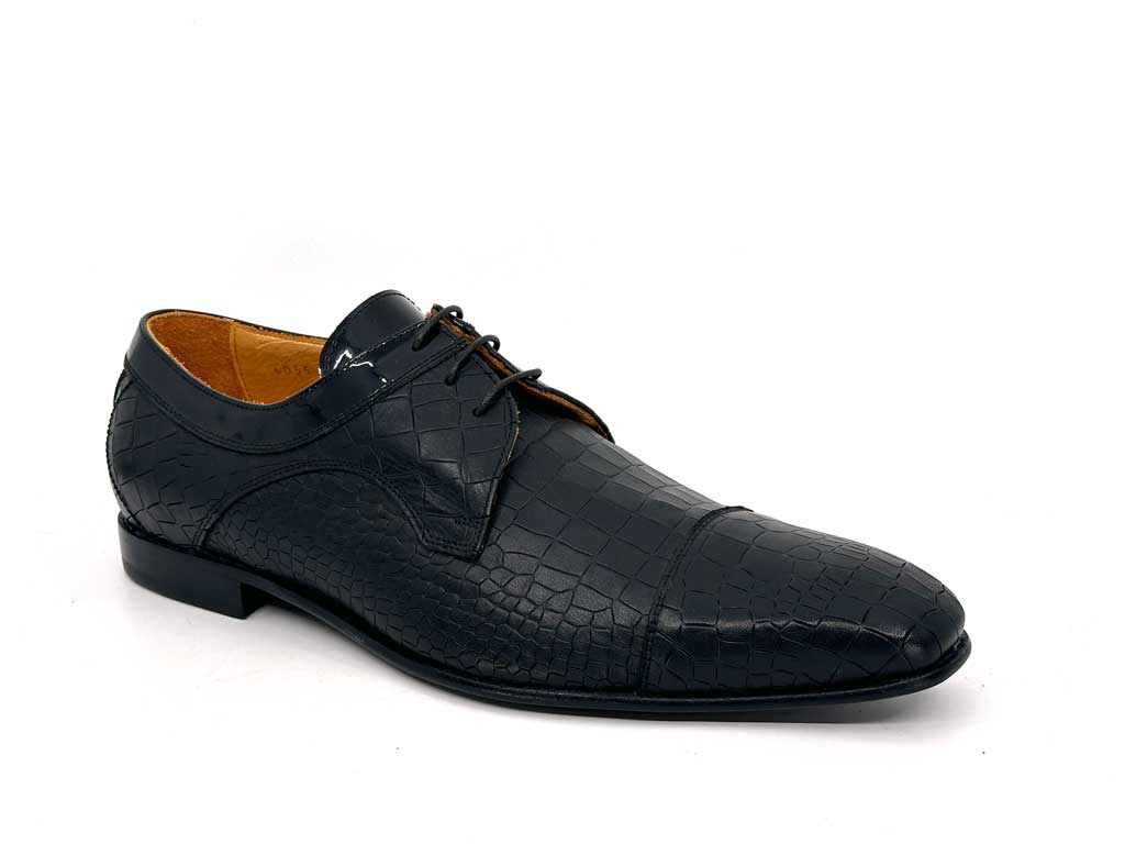 Julian Black Derby Toecap Dress Shoes