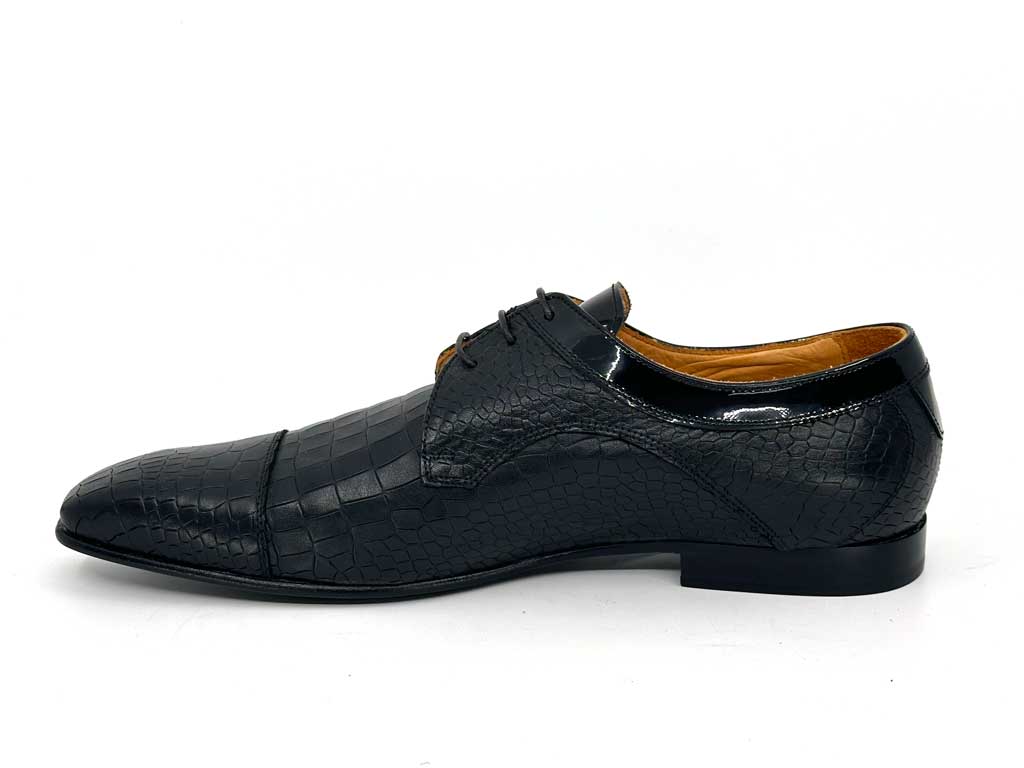 Julian Black Derby Toecap Dress Shoes