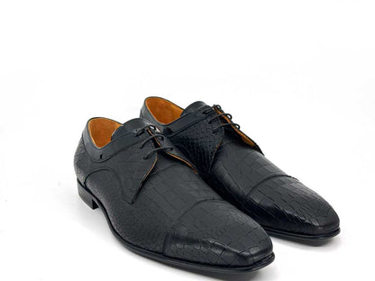 Julian Black Derby Toecap Dress Shoes