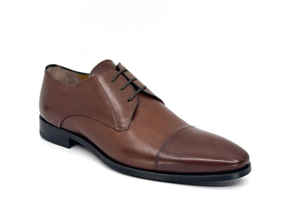 Brown Derby Toecap Dress Shoes