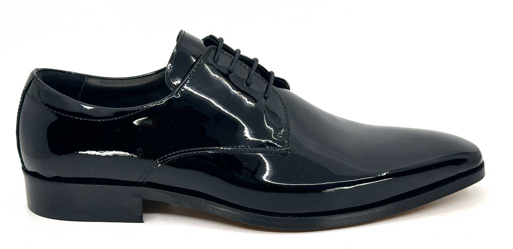 Jason Black Patent Dress Shoes