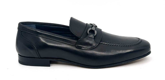 Black Italian Horsebit Loafer