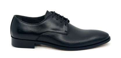 Wesley Black Derby Dress Shoes