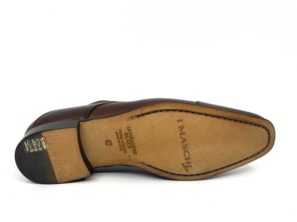 Simon Brandy Toecap Dress Shoes