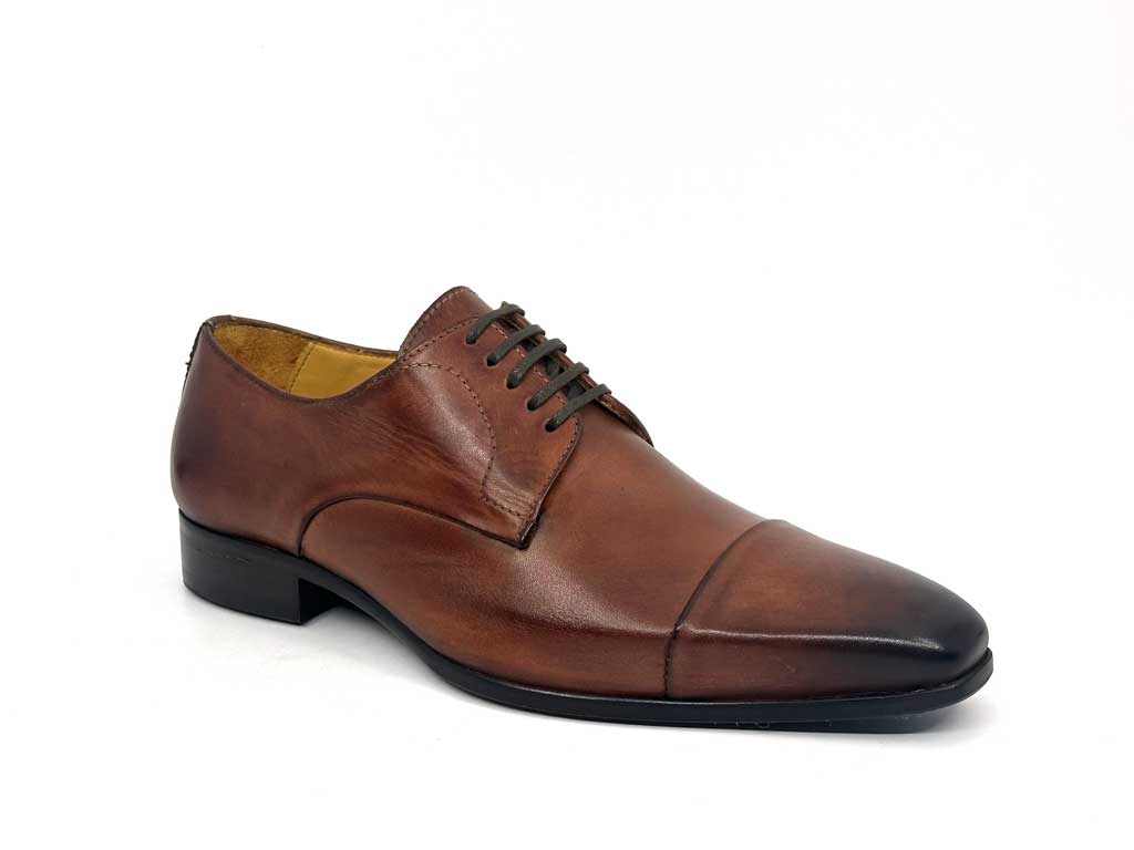 Xavier Whiskey Toecap Dress Shoes