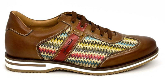 Luka Brown Men's Leather Sneakers