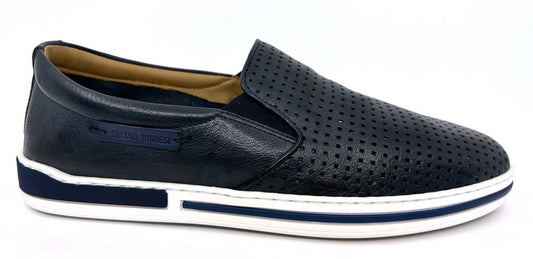 Ken Navy Blue Men's Slip-On Sneakers