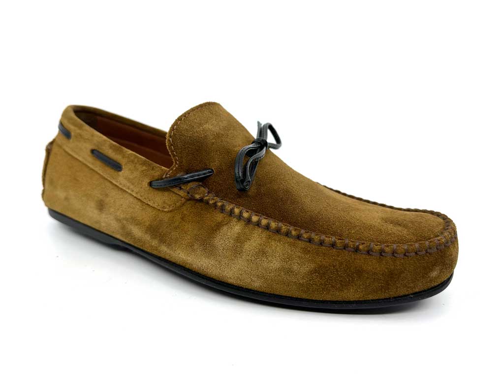 Tristian Mustard Suede Driving Shoes