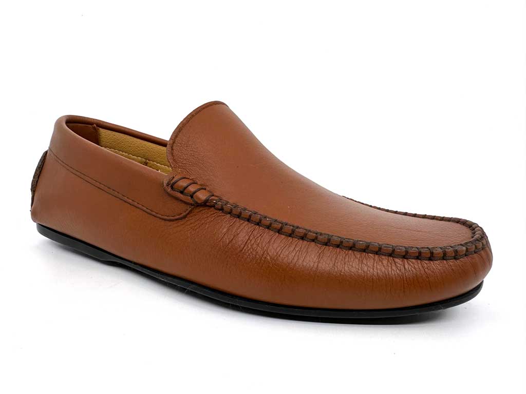 Finn Tan Leather Driving Shoes