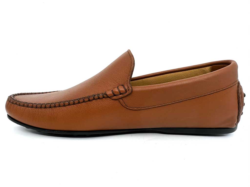 Finn Tan Leather Driving Shoes