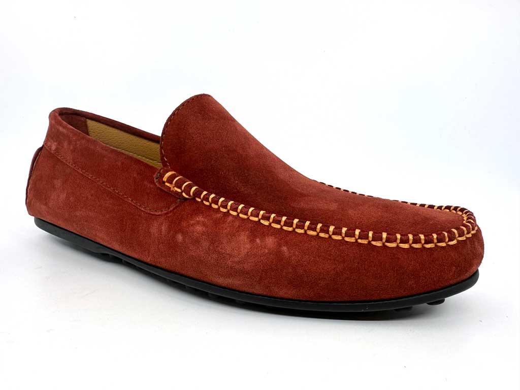 Paul Red Suede Driving Shoes