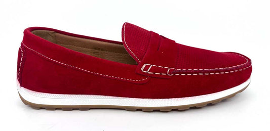 Red Suede Resort Shoes