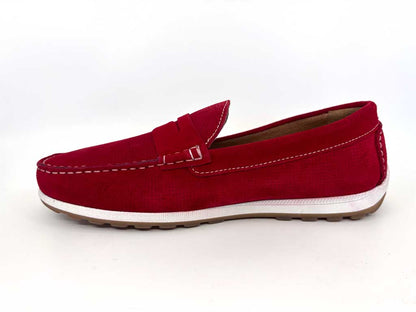 Red Suede Resort Shoes