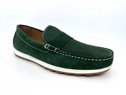 Green Suede Resort Shoes