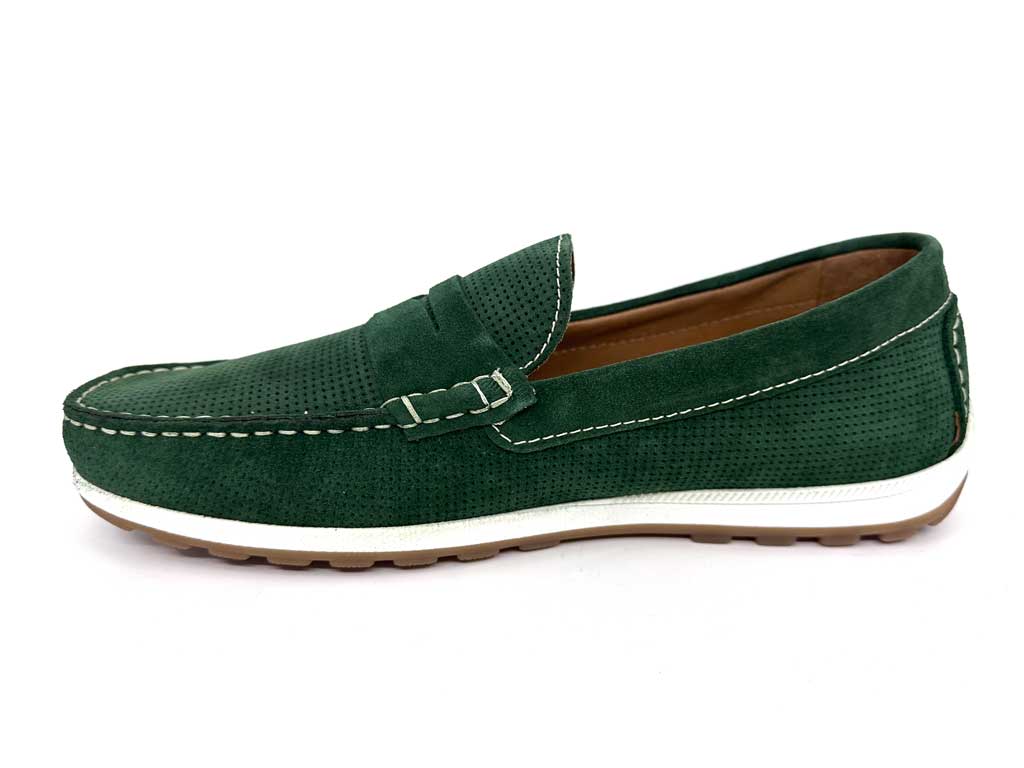 Green Suede Resort Shoes