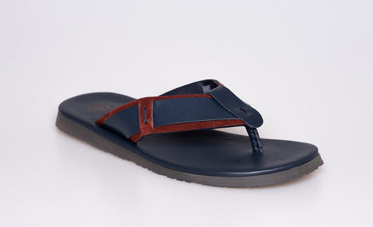 Navy Thong Sandal