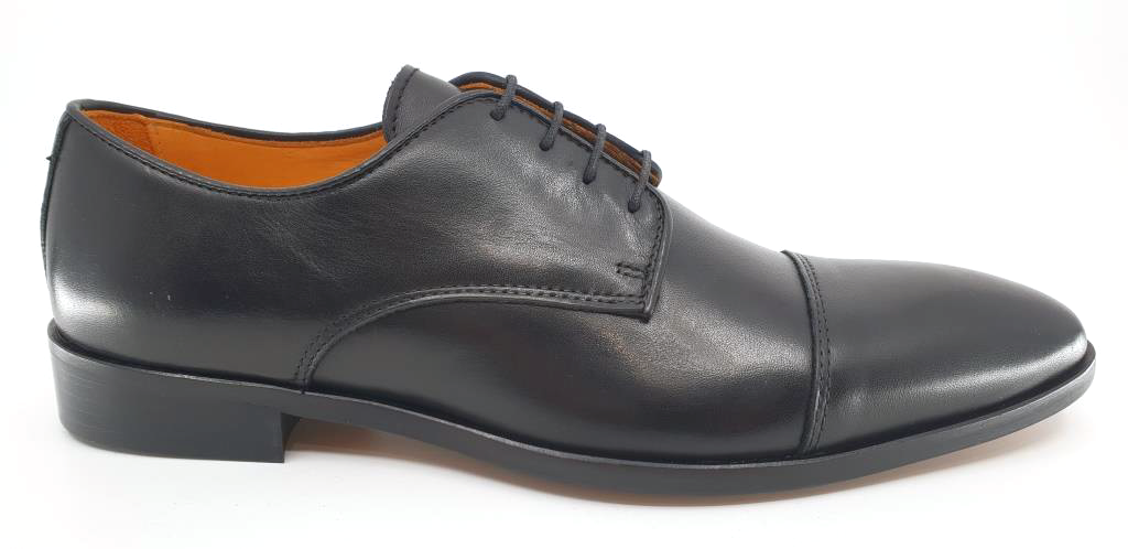 Conor Black Toecap Dress Shoes