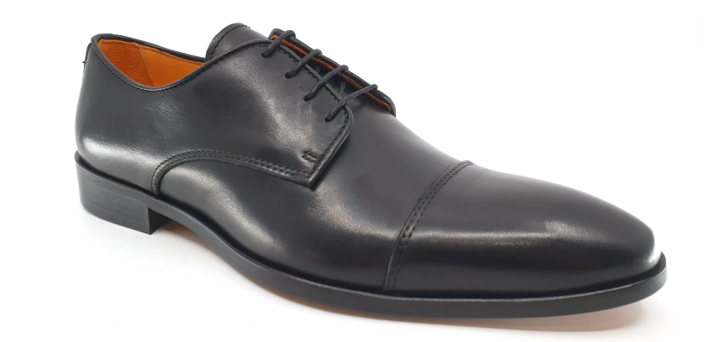 Conor Black Toecap Dress Shoes