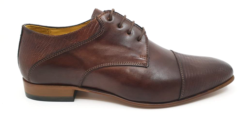 Federick Brandy Toecap Dress Shoes